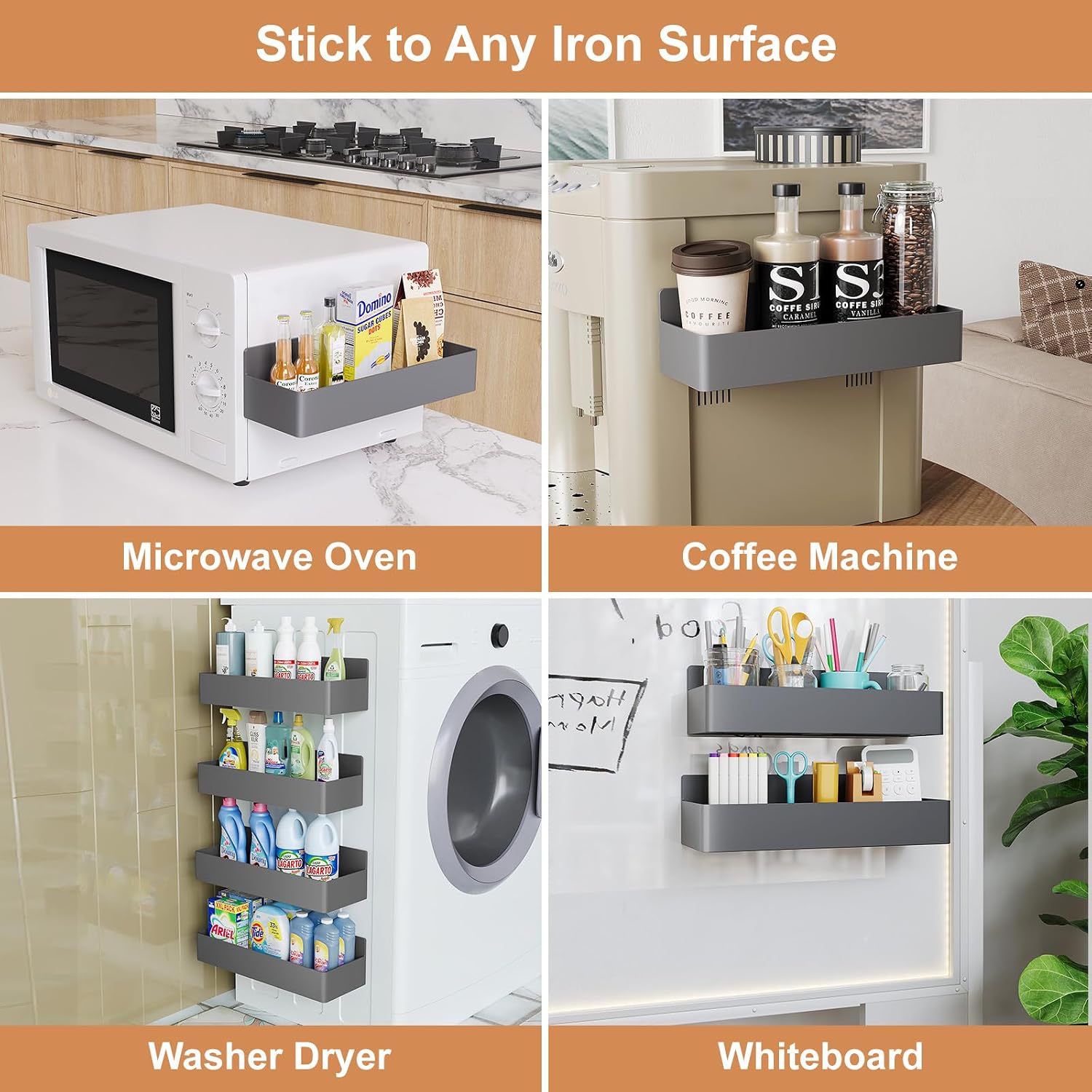 Thumbnail 5 de Mystozer Magnetic Spice Rack Plastic
