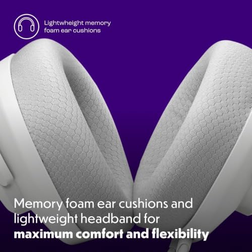 Detalle 2 de JBL Quantum 100M2 Gaming-Headset mit 3,5-mm-Anschluss und abnehmbarem Mikrofon, Weiß