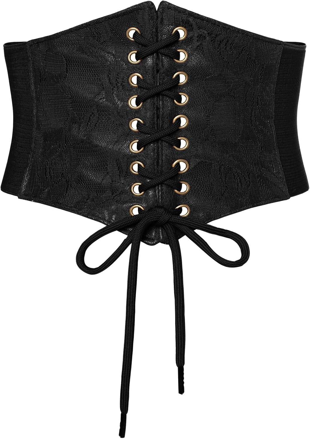 Detalle de Scarlet Darkness Corset Belt, Faux Leather