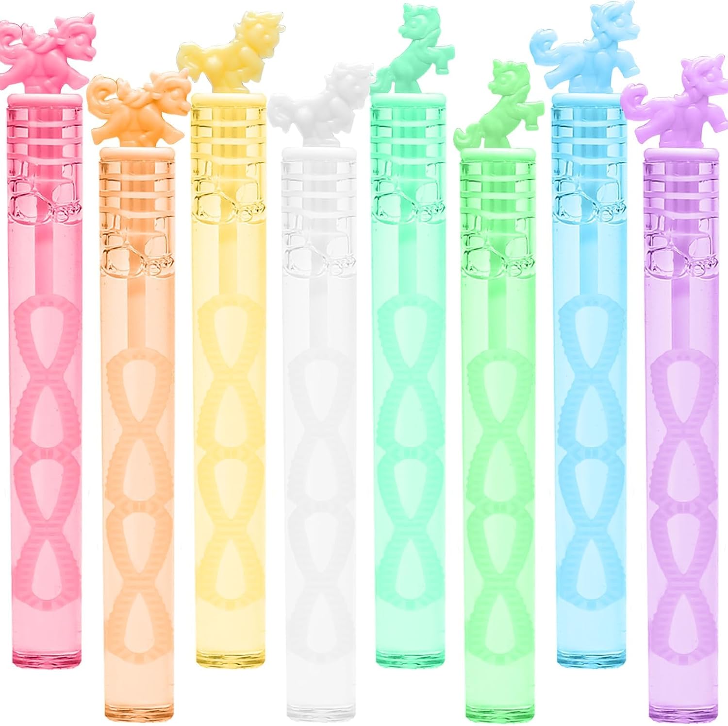 Detalle 2 de Cawiew Pastel Unicorn Mini Bubble Wands, 32-Piece Party Favor Set