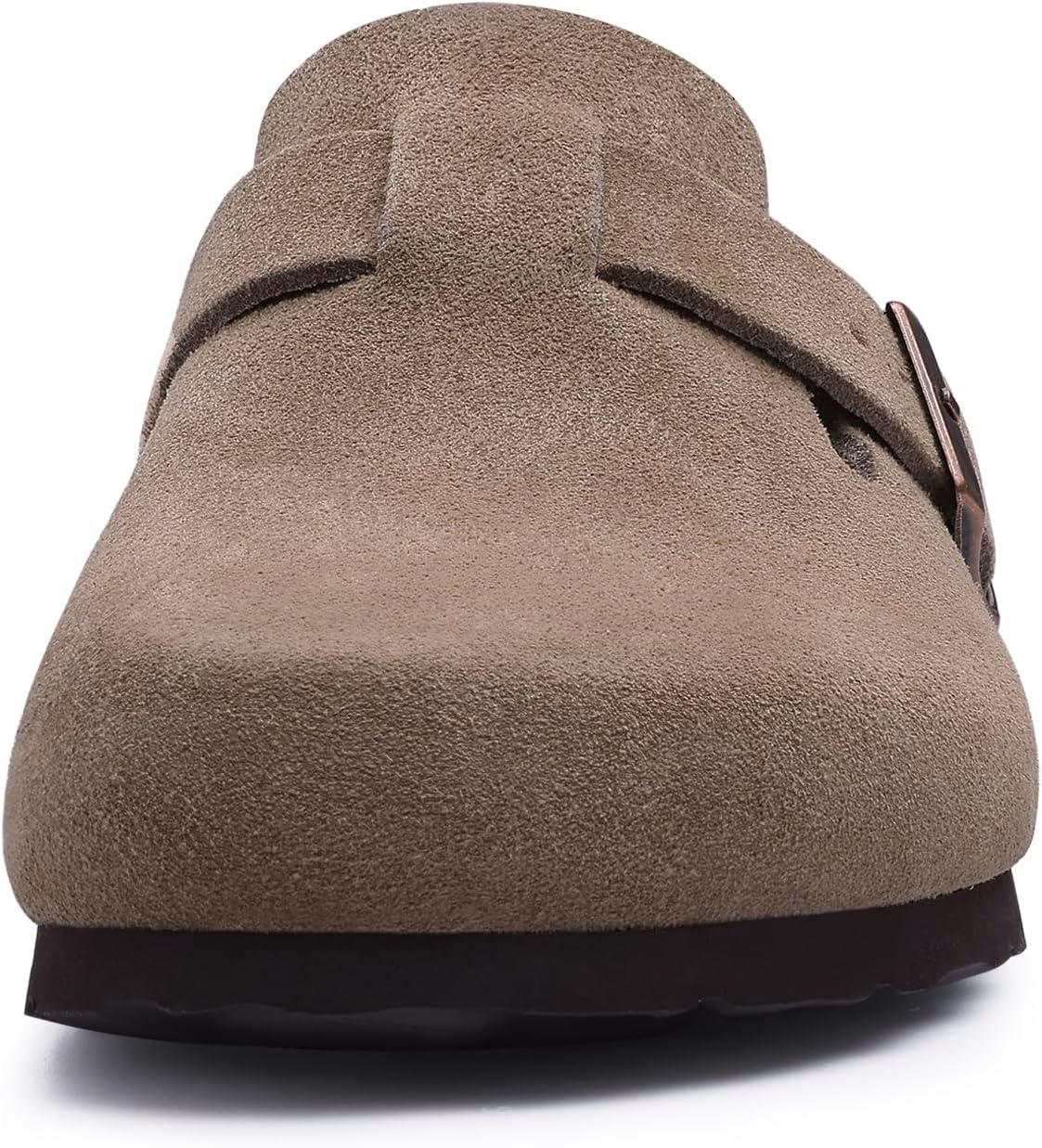 Thumbnail 3 de Asgard Genuine Suede Clogs with Arch Support Cork Footbed for Women & Men Leather Mules