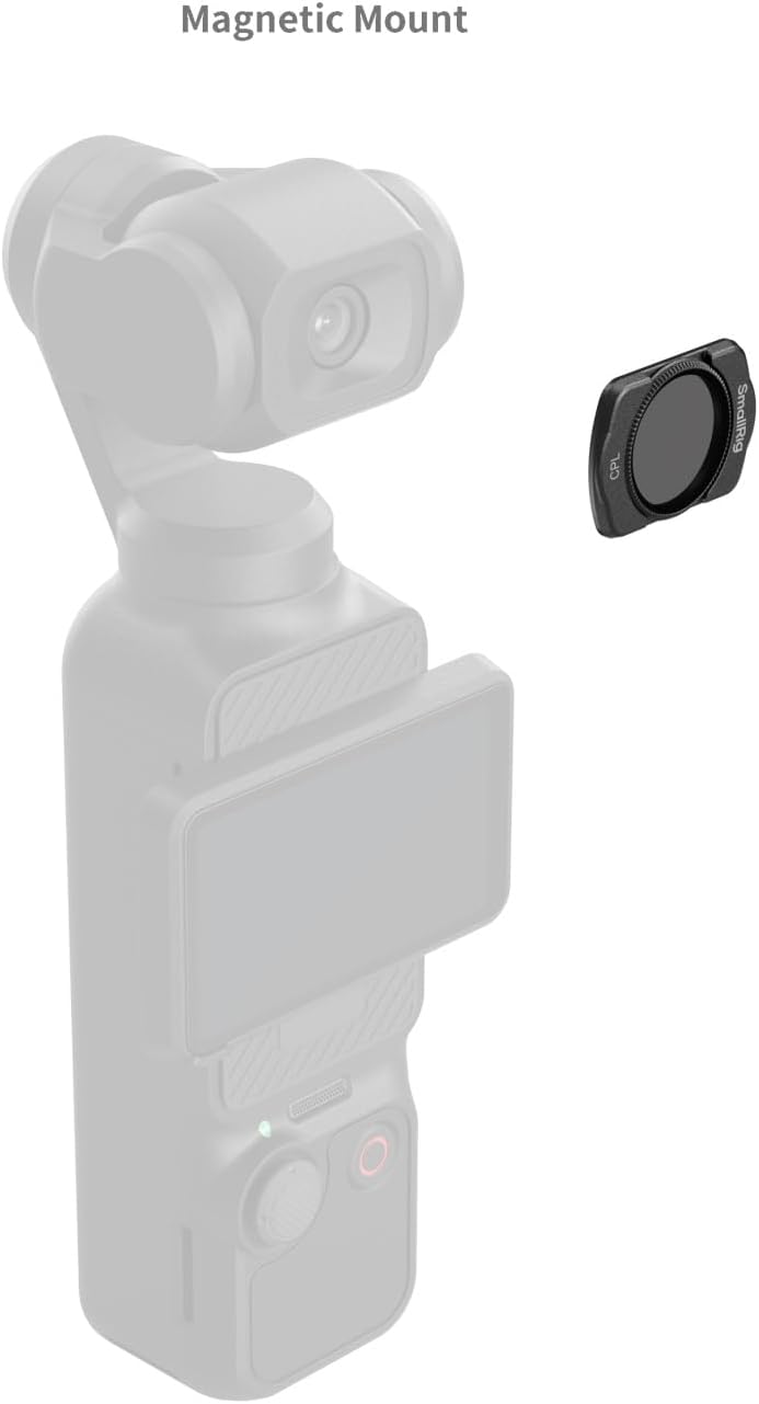 Detalle de SMALLRIG Filtro CPL collegabile per DJI Osmo Pocket 3 (5827)