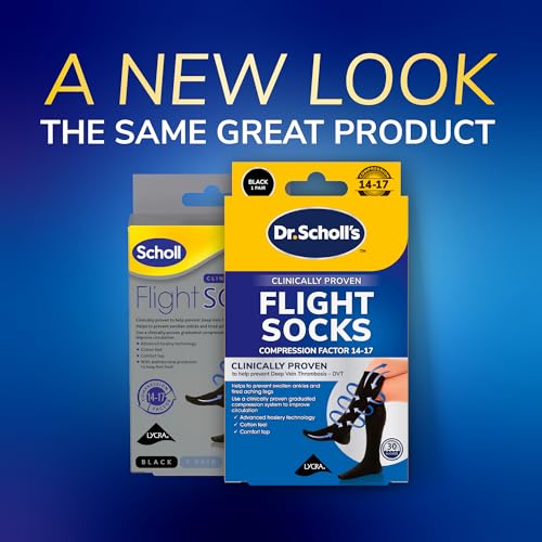 Detalle de Dr. Scholl's Comfortable Flight Socks – Compression Stocking for Travel