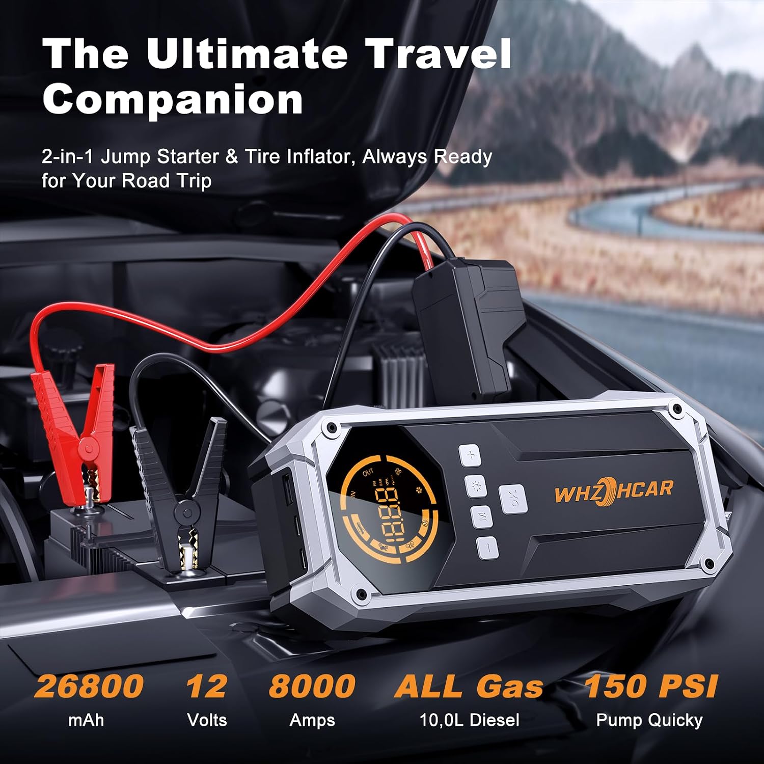 Detalle 2 de Booster Batterie 8000A Démarreur 12V