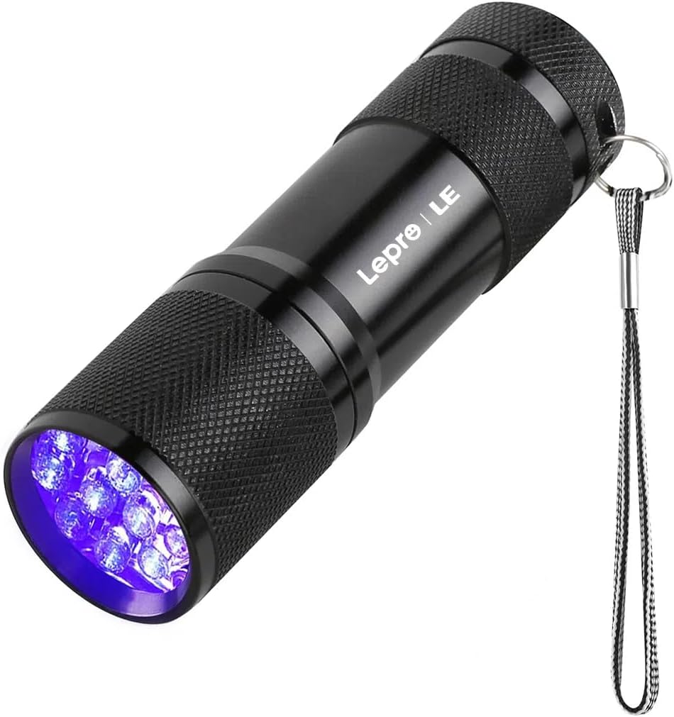 Detalle de Lepro Lampe torche UV 395 nm pour détections 🔦