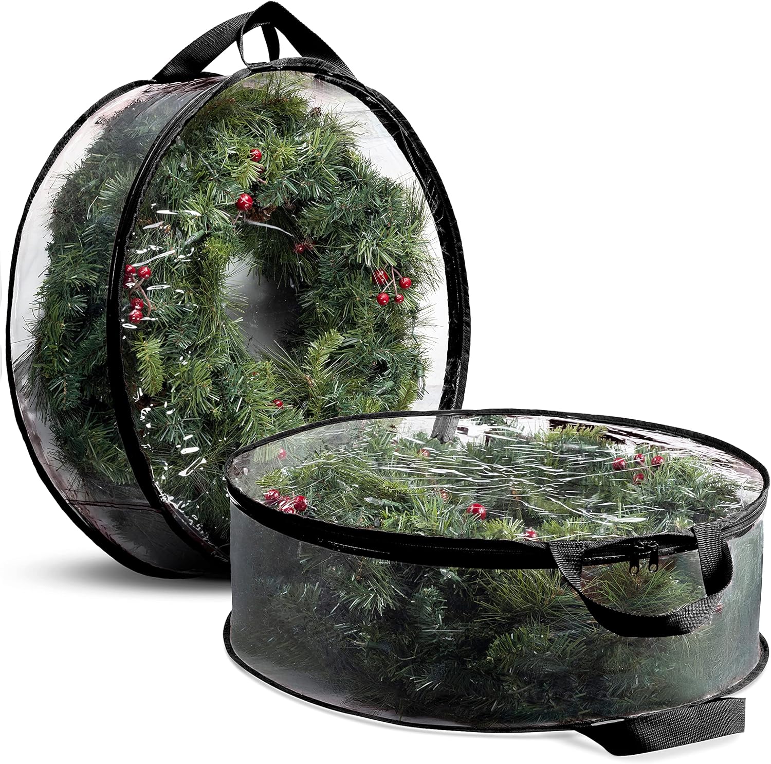 ZOBER 30 Inch Wreath Storage Bag 2-Pack