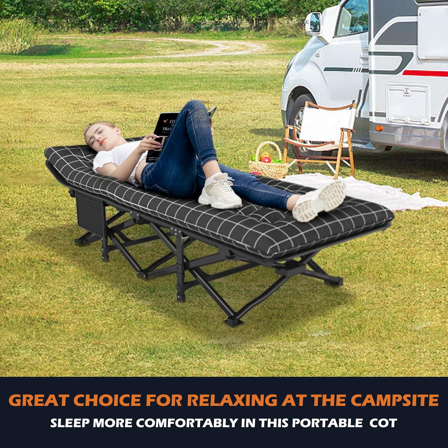 Thumbnail 5 de ATORPOK SHOP Camp Bed with Cushion