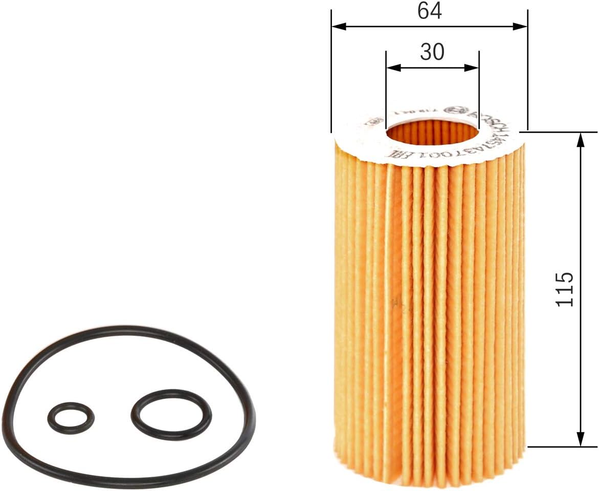 Detalle de Filtre à huile Bosch P7001 pour automobile : filtration des particules et lubrification fiable