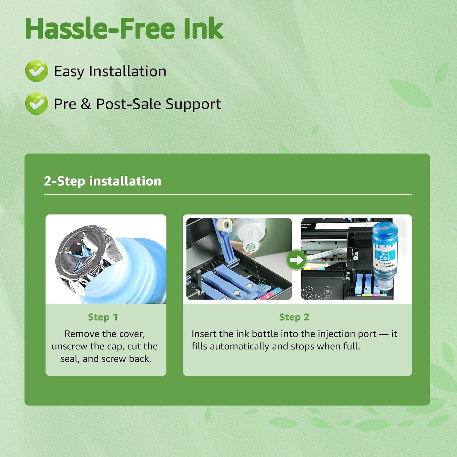 Thumbnail 6 de GREENSKY 102 ink bottles multipack 140ml