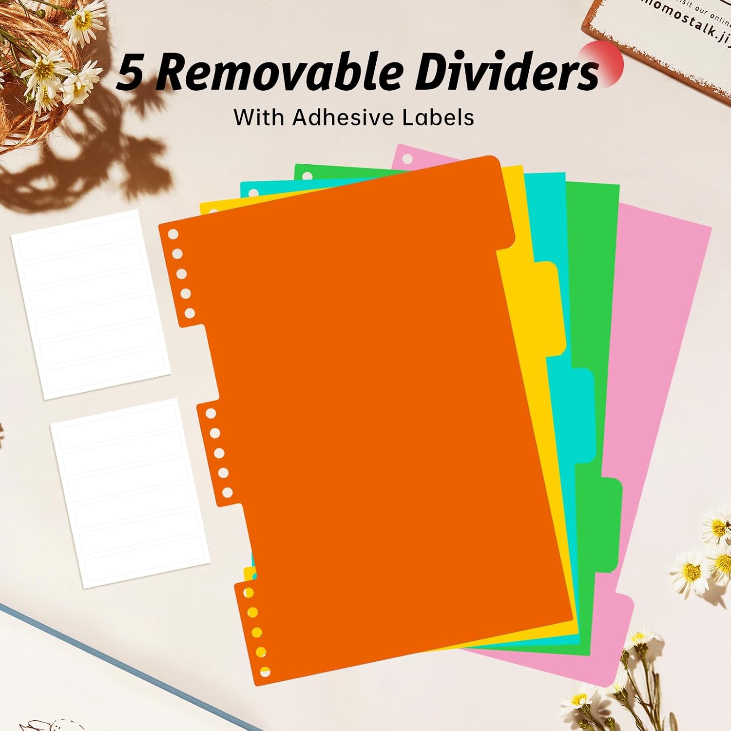 Thumbnail 4 de ReePlan A5 Spiral Notebook — 360 Pages with 5 Removable Dividers