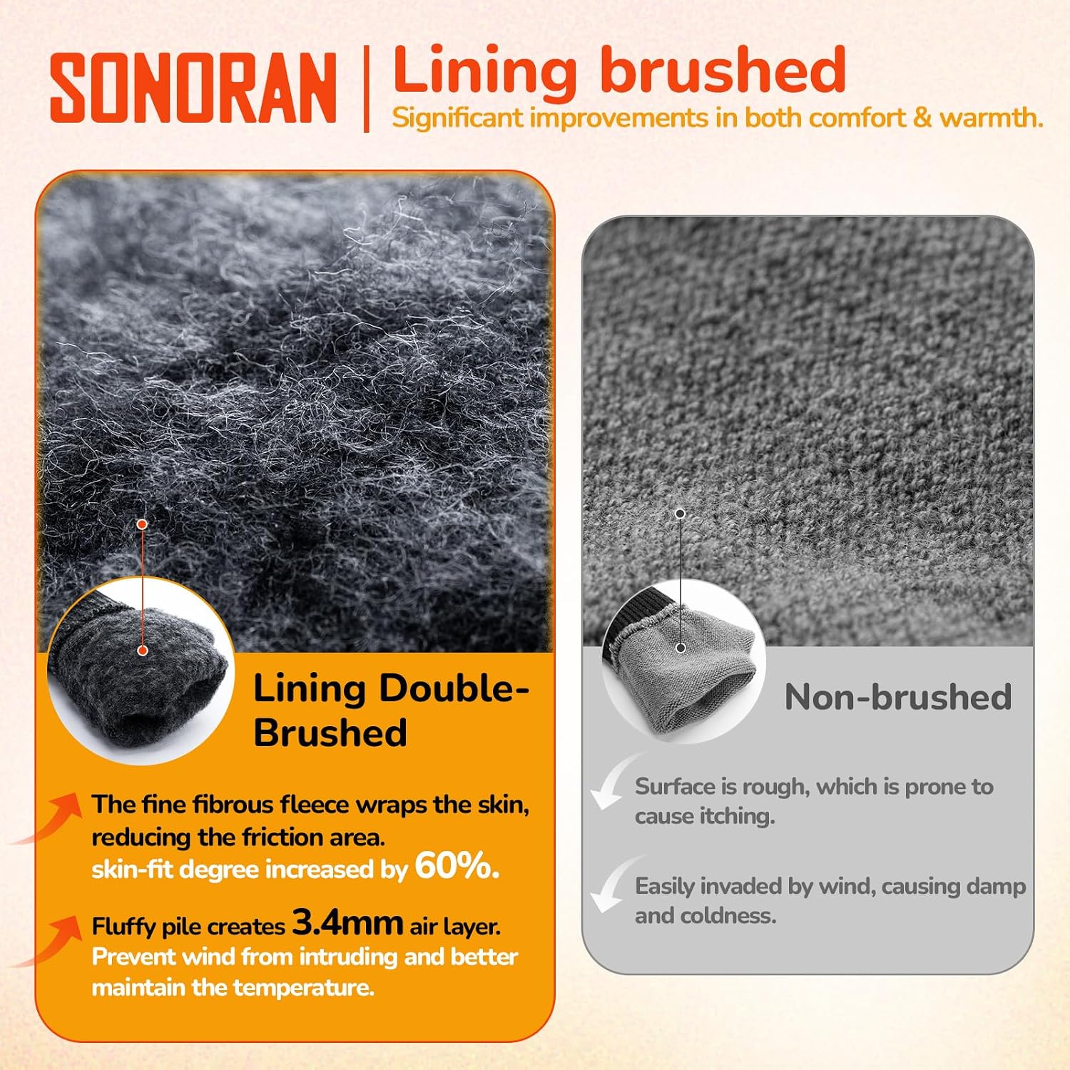 Detalle de Merino Wool Fingerless Gloves