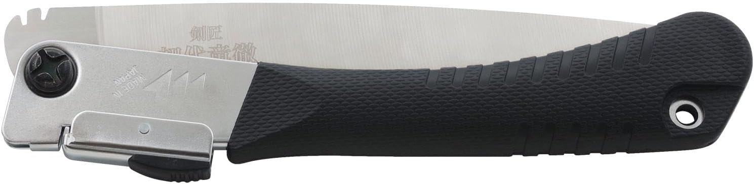 Detalle 2 de 新潟精機 FS-HB210 初代竜徹 仮枠・剪定用折込鋸 210mm、刃厚1.2mm