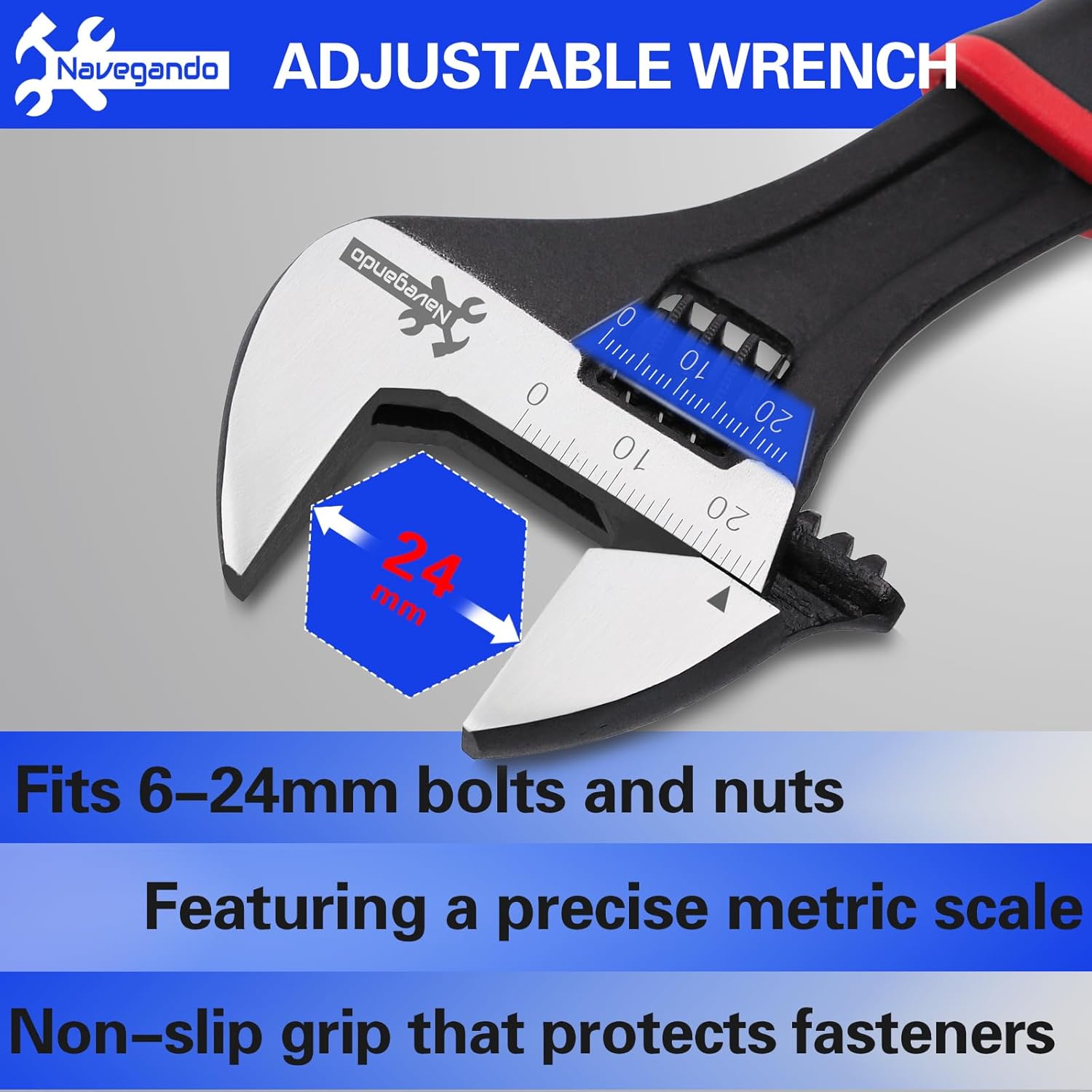 Thumbnail 5 de Navegando 8 Inch Adjustable Wrench