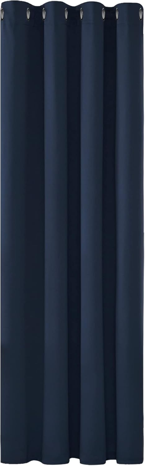 Detalle de Deconovo Tenda Oscurante da Interno 132x160 cm – Blu Navy, isolamento termico e riduzione rumore