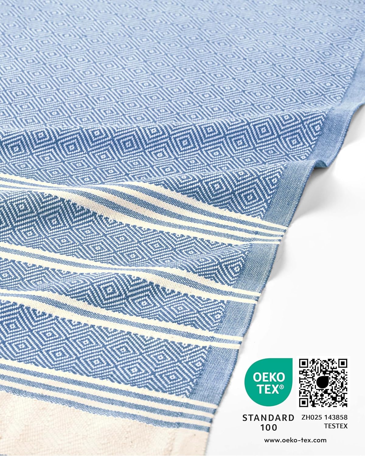 Thumbnail 1 de Fit-Flip Fouta de Plage Bleu 100x200 cm