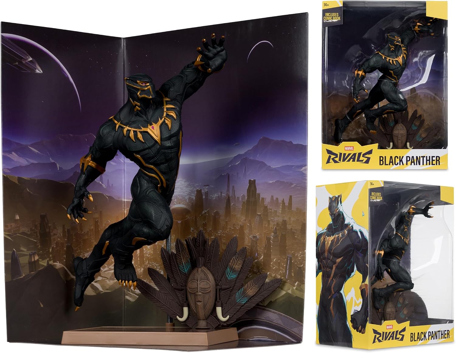 Detalle 2 de McFarlane Marvel Rivals Collection 1/6 Black Panther – figurka akcji 30 cm