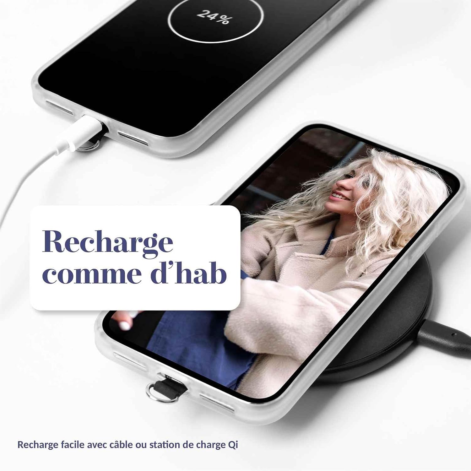 Detalle de moex Unleash – Chaîne pour Xiaomi Mi 10T / Mi 10T Pro, collier amovible et réversible