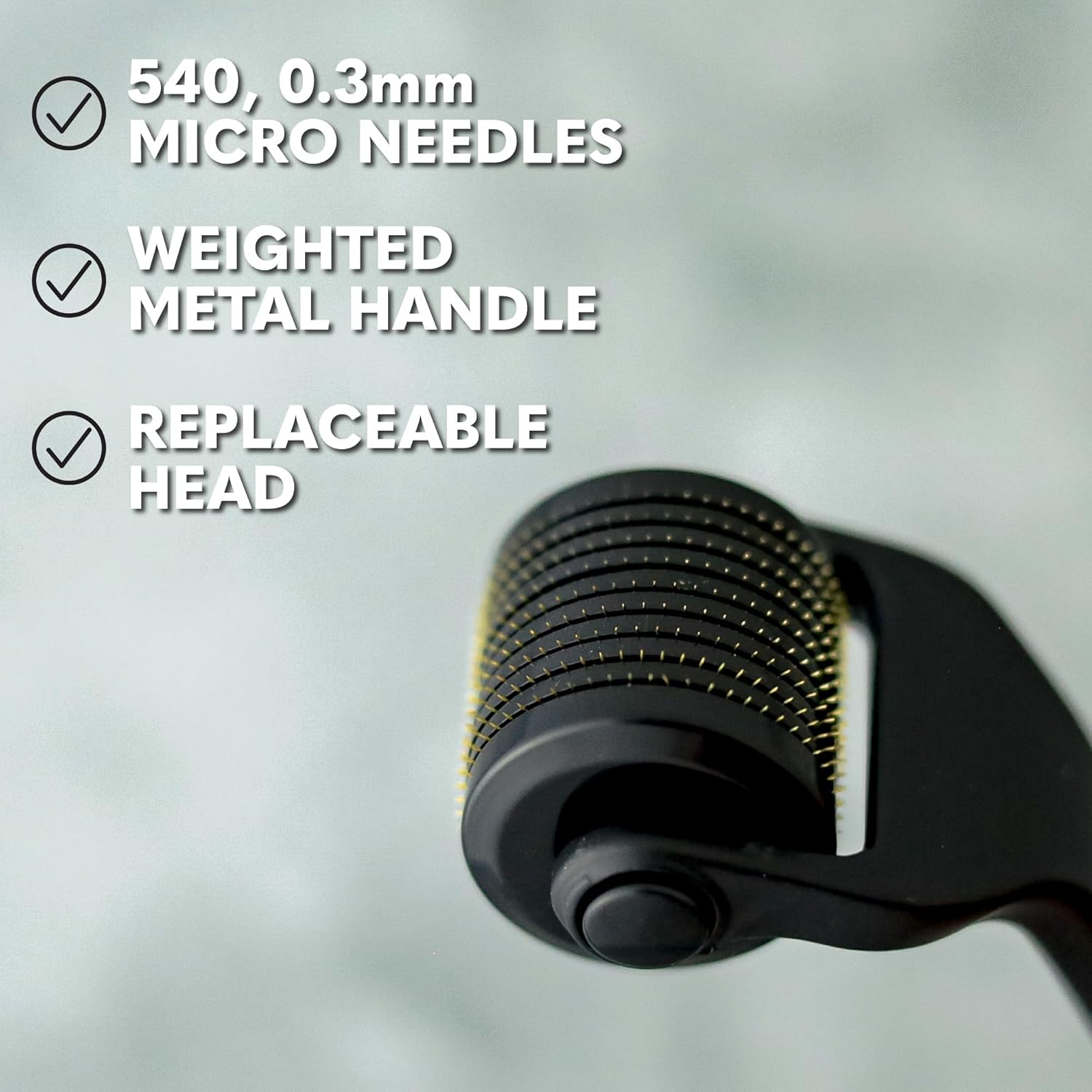 Detalle de Beard Club Premium Derma Roller with 540 needles ⚙