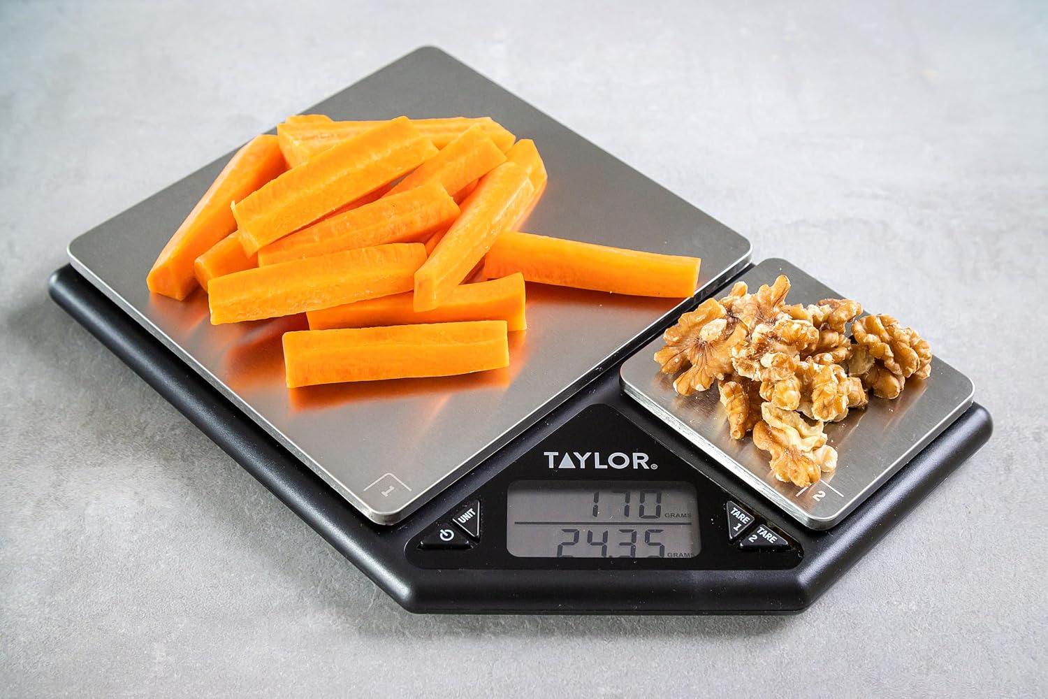Thumbnail 1 de Taylor Pro Digital Kitchen Scale, Dual Platform, 5 kg Capacity, Tare Function