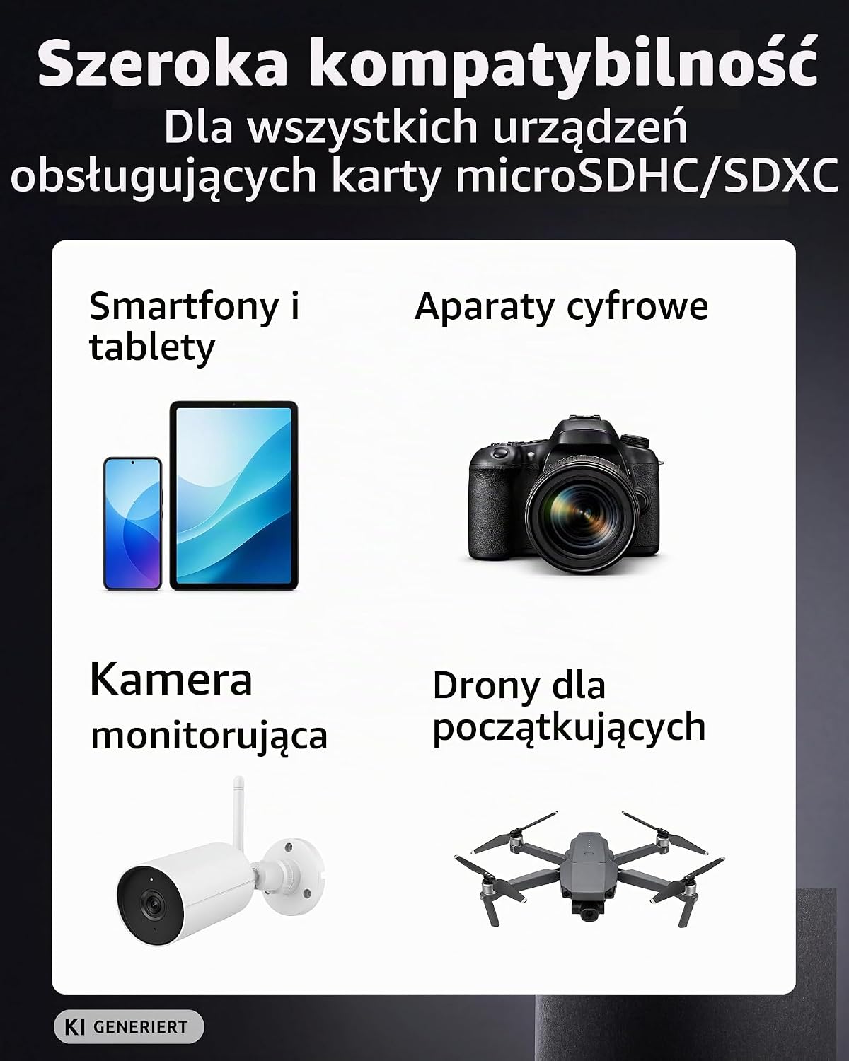 Detalle de Intenso Premium microSDXC 256 GB Class 10 UHS-I z adapterem SD
