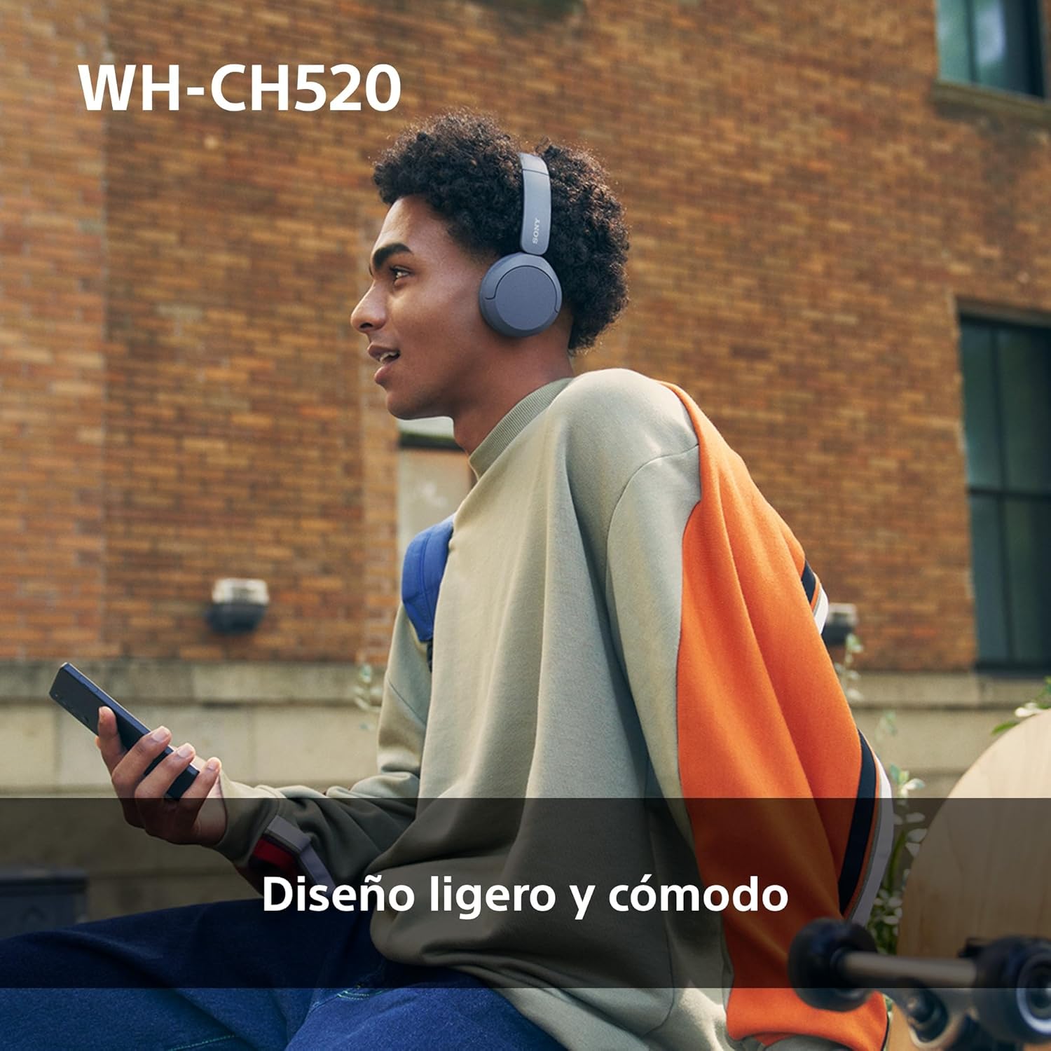 Detalle 2 de Sony WH-CH520 Auriculares inalámbricos Bluetooth ⭐ 50h batería