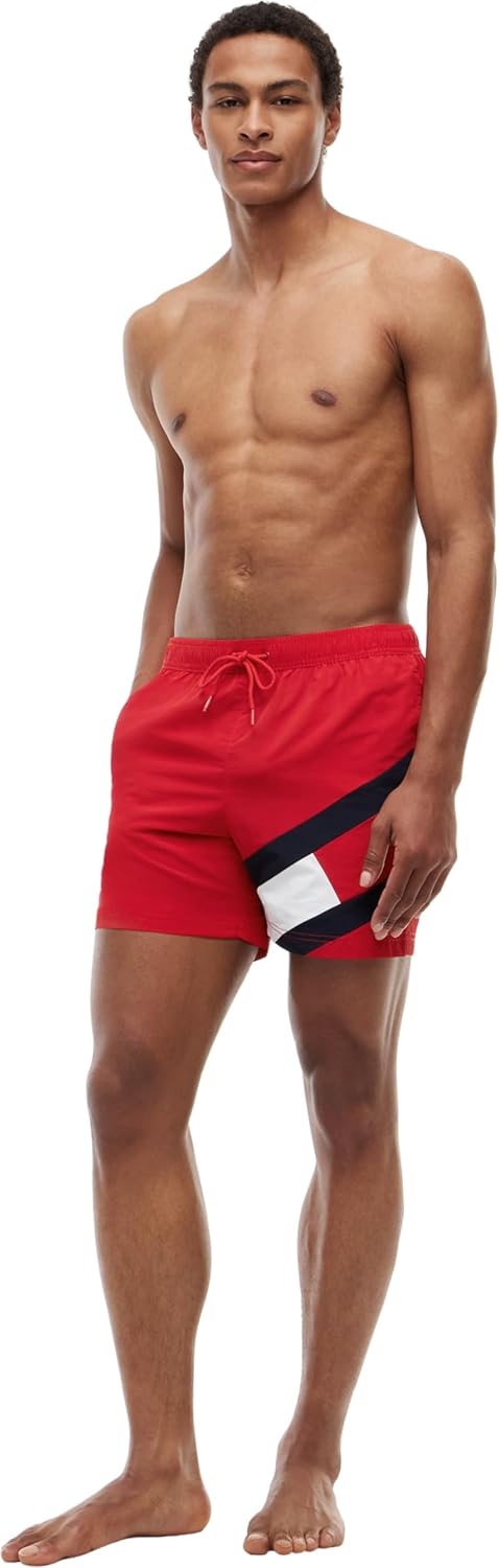 Thumbnail 4 de Tommy Hilfiger Herren Badeshorts SF Medium Drawstring – mittellang mit Tunnelzug