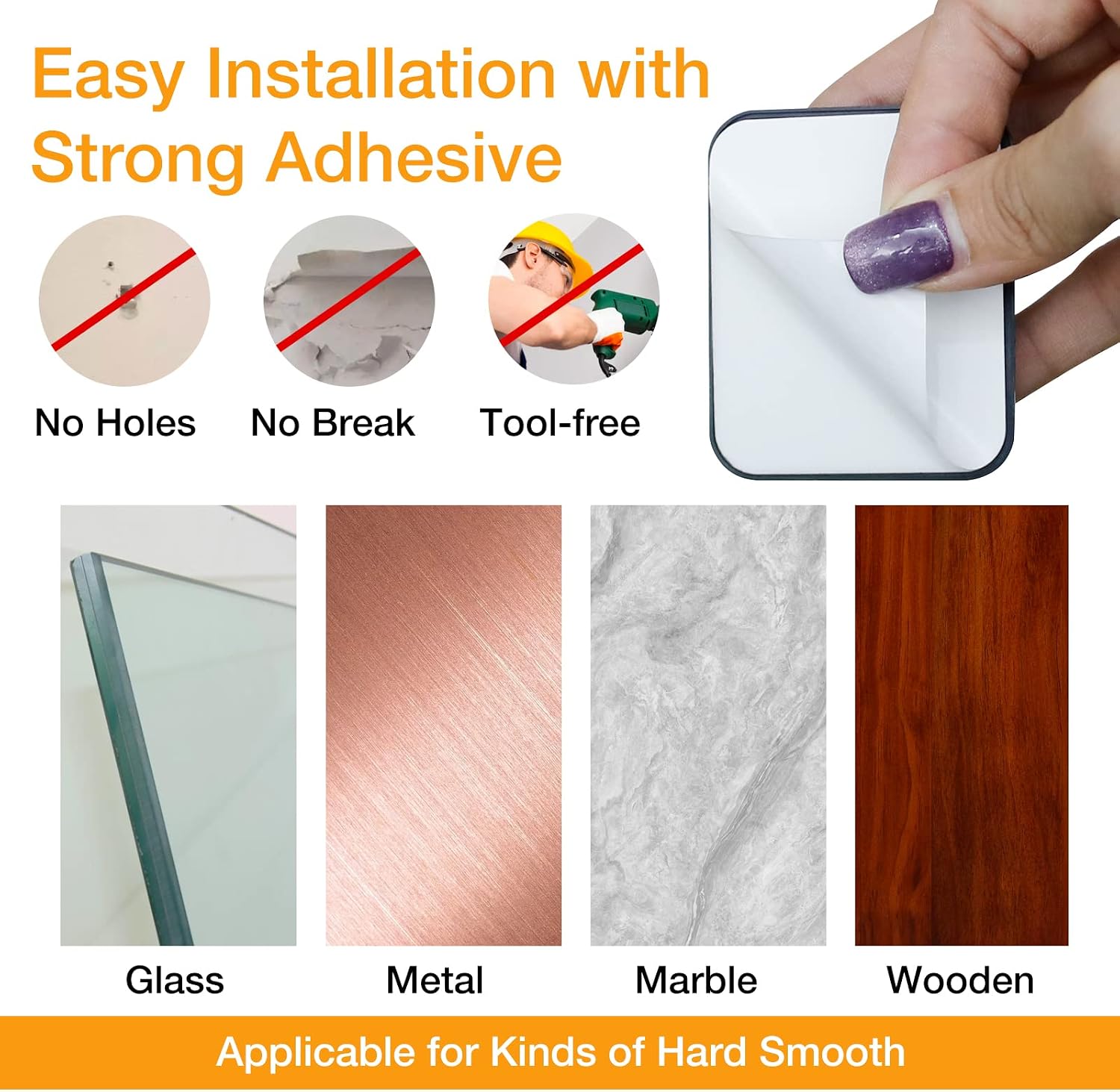 Detalle de NewBinn Window & Refrigerator Lock 2-Pack for UPVC — Adhesive, No Drilling