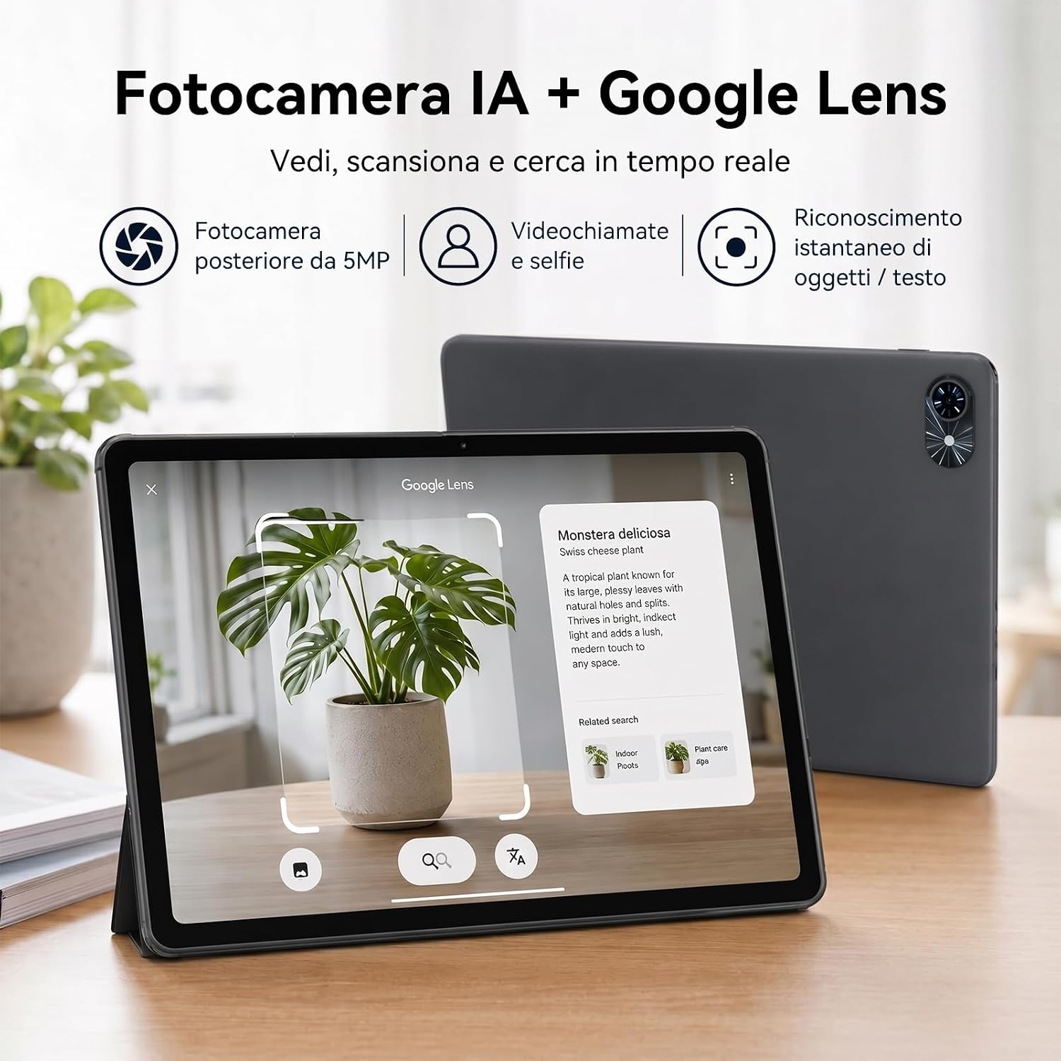 Thumbnail 5 de TABWEE Tablet 2 in 1 con tastiera, pennino e AI Gemini – 18 GB RAM, 128 GB ROM, schermo da 10.1" e 2 TB espandibili