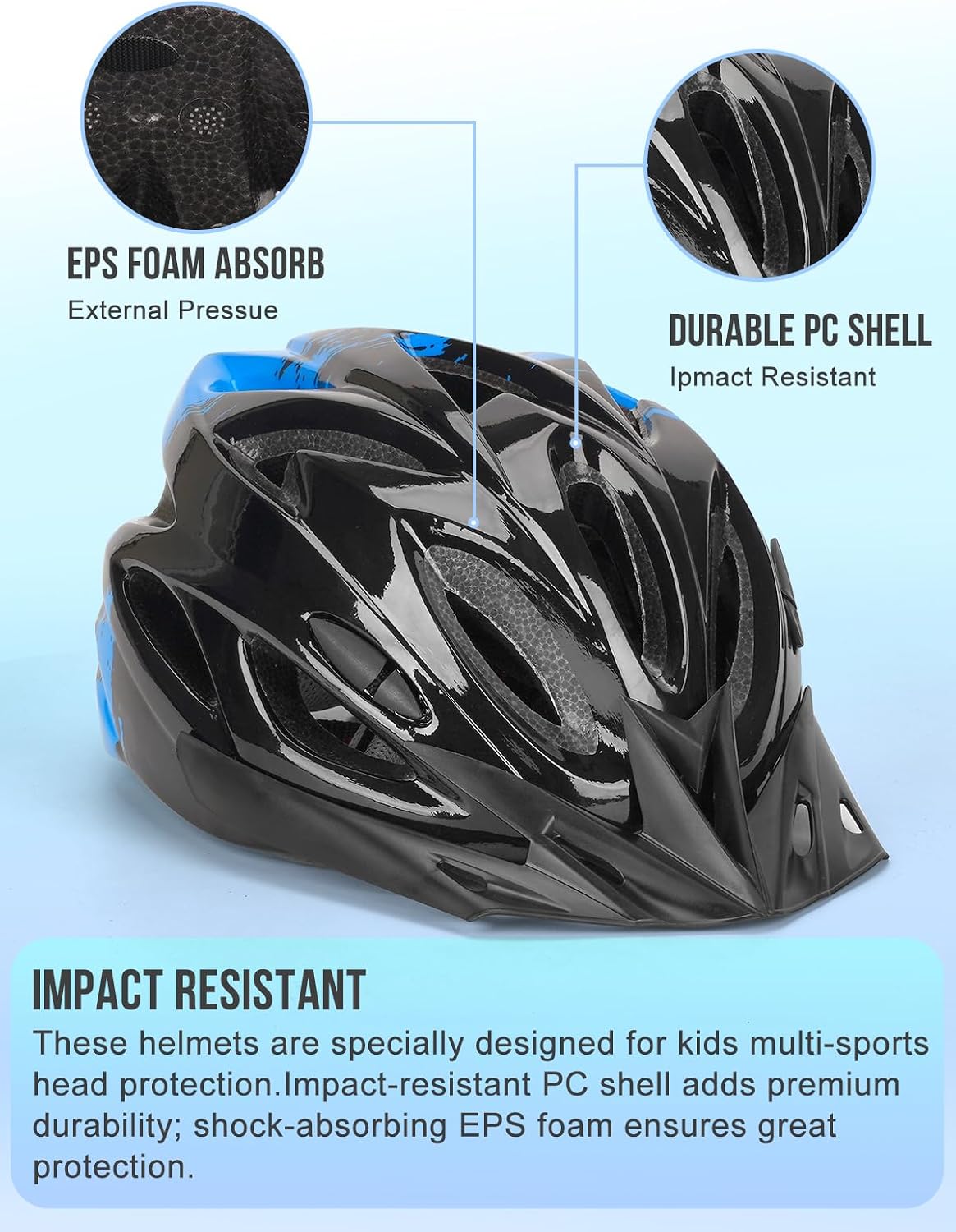 Detalle de Kids Bike Helmet 50–59 cm adjustable cycling helmet