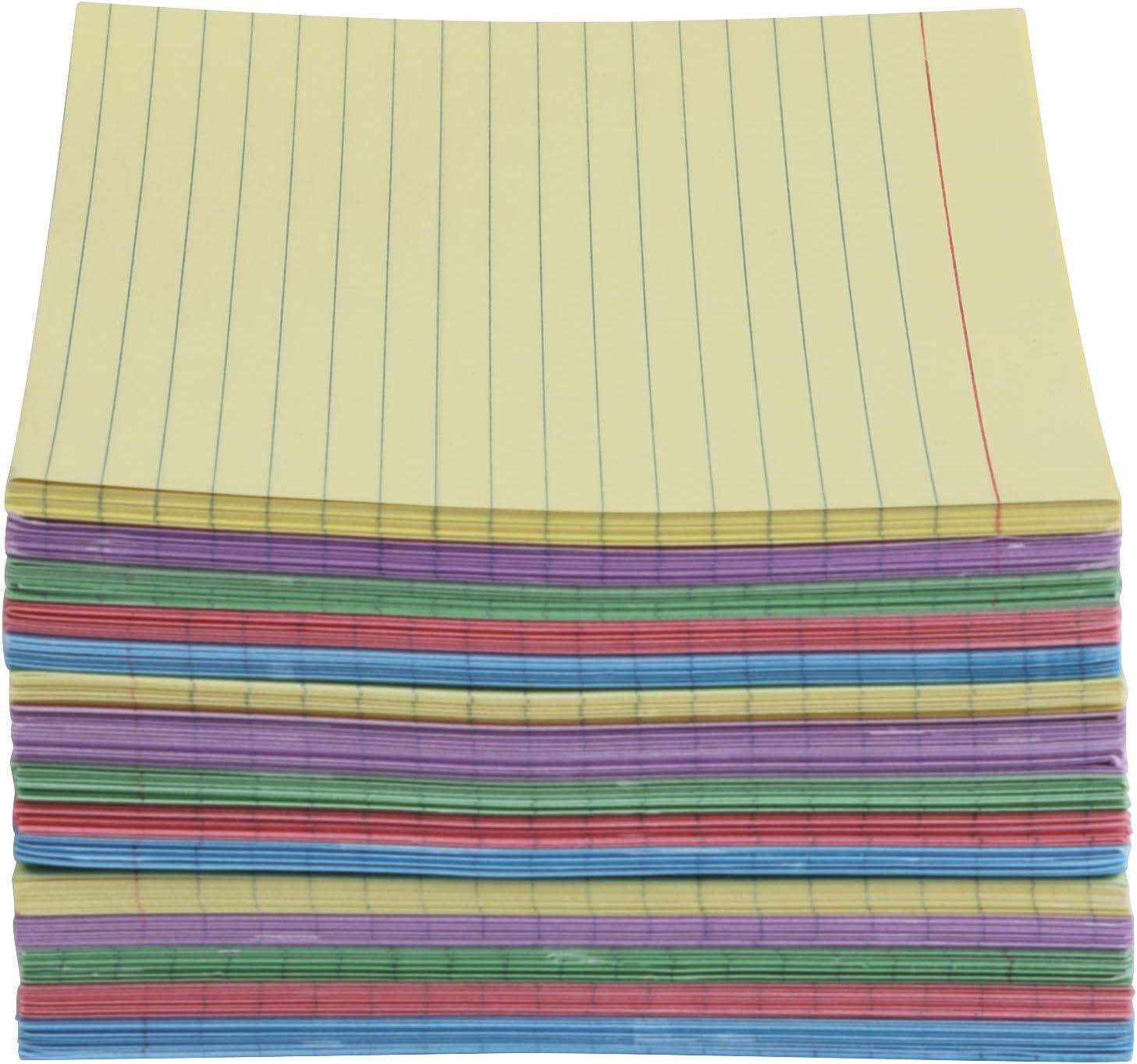 Detalle 2 de Amazon Basics 5 x 8 Inch Ruled Color Index Cards • 300 Count (Assorted Colors)
