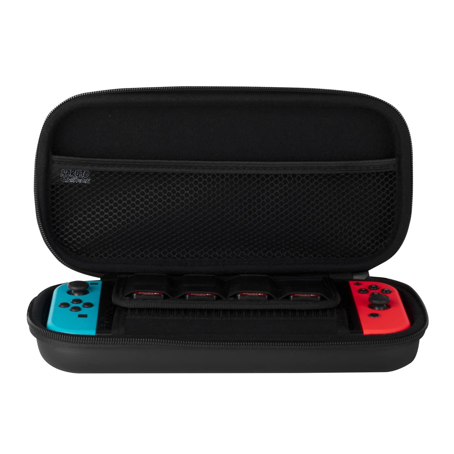 Detalle 2 de Konix Naruto Shippuden Schutz- und Transporthülle für Nintendo Switch, Switch Lite und Switch OLED – 8 Spielkassetten