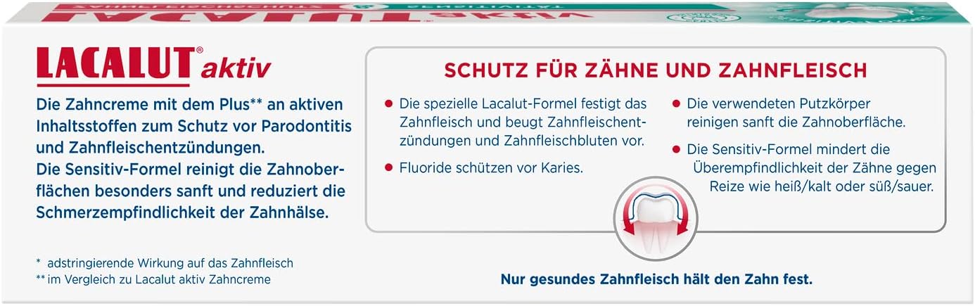 Detalle 2 de LACALUT Crema dentale attiva protezione 75 ml