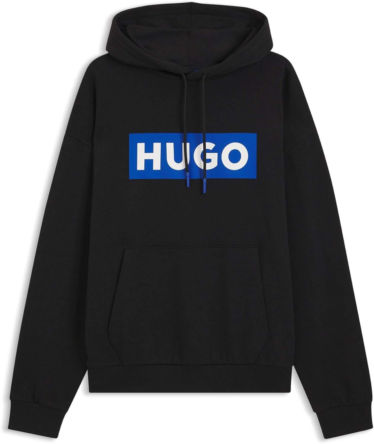 Thumbnail 6 de HUGO Mens Nalves Logo-print hoodie in cotton terry