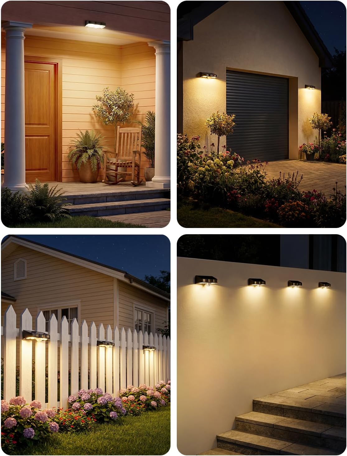Thumbnail 6 de nibuuecer Solar Lights Outdoor Garden (8 Pack) — Warm White 3000K, IP65, 3 Modes Motion Sensor