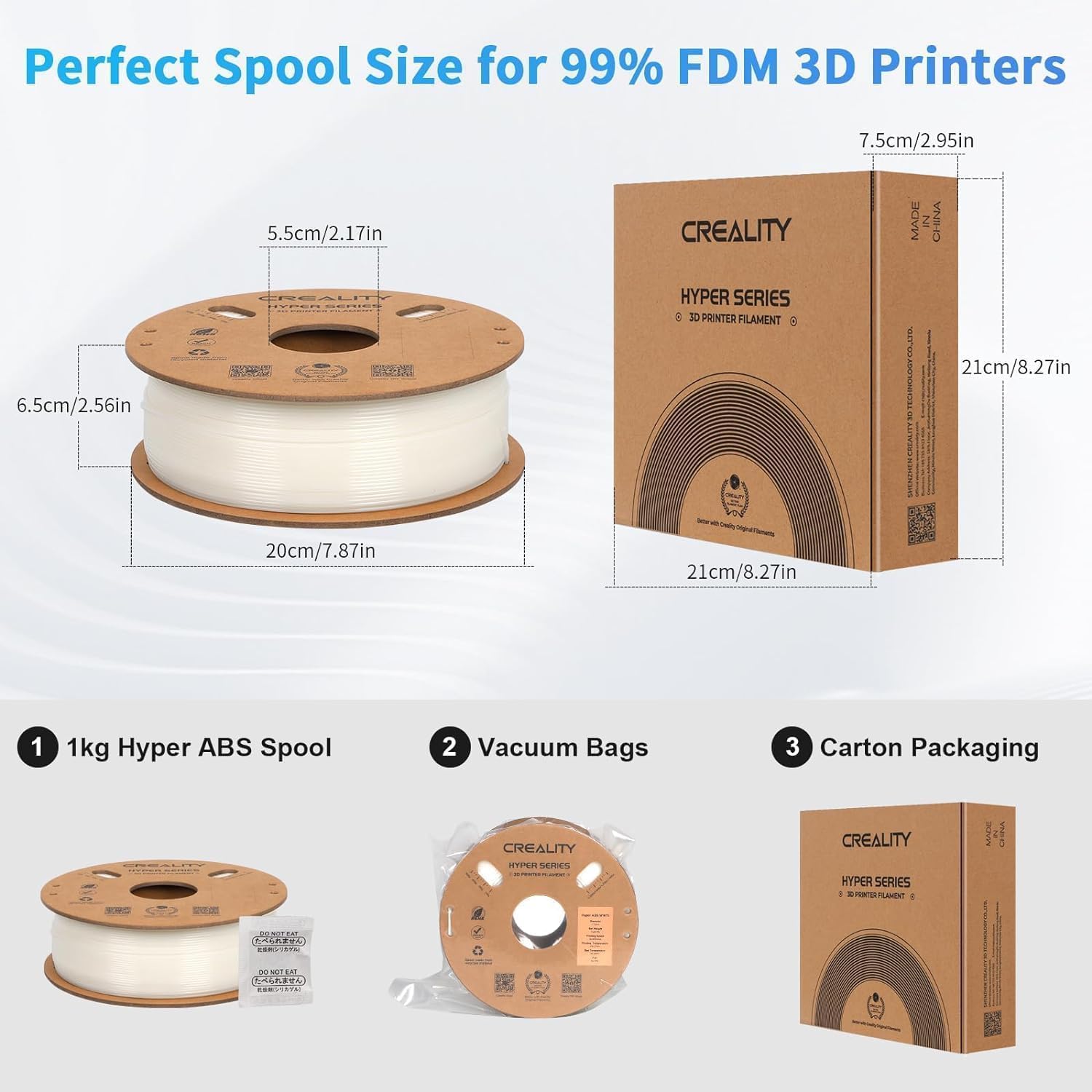 Thumbnail 7 de Creality ABS Filamento 1.75mm – Alta Resistencia y Velocidad 🖨