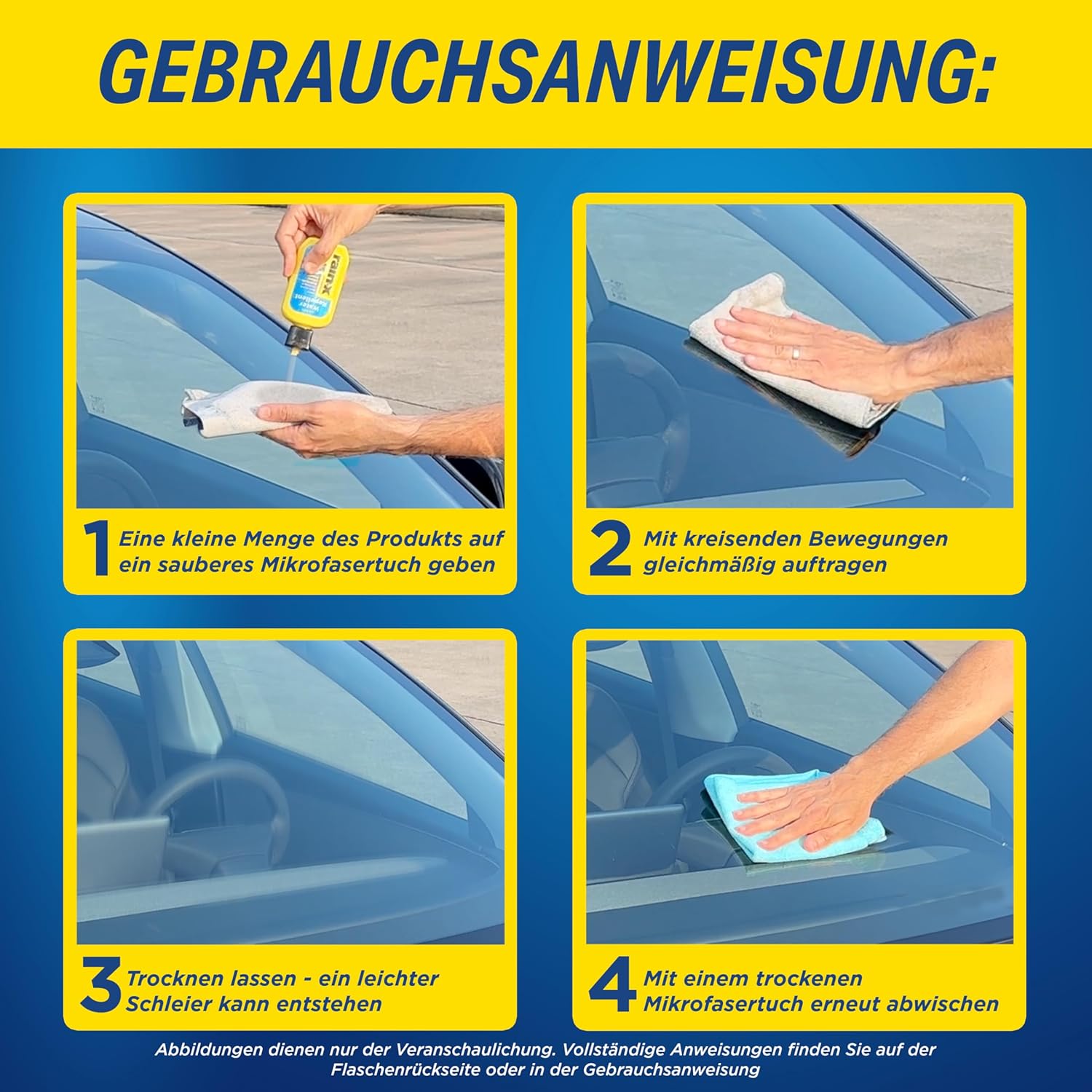 Thumbnail 3 de Rain-X Regenabweiser für Windschutzscheiben – verbesserte Sicht bei Regen, Schnee und Graupel (200 ml)