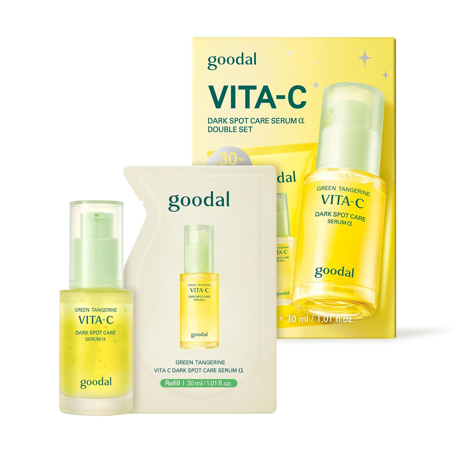 Detalle de GOODAL Green Tangerine Vitamin C Serum 1.02 fl oz