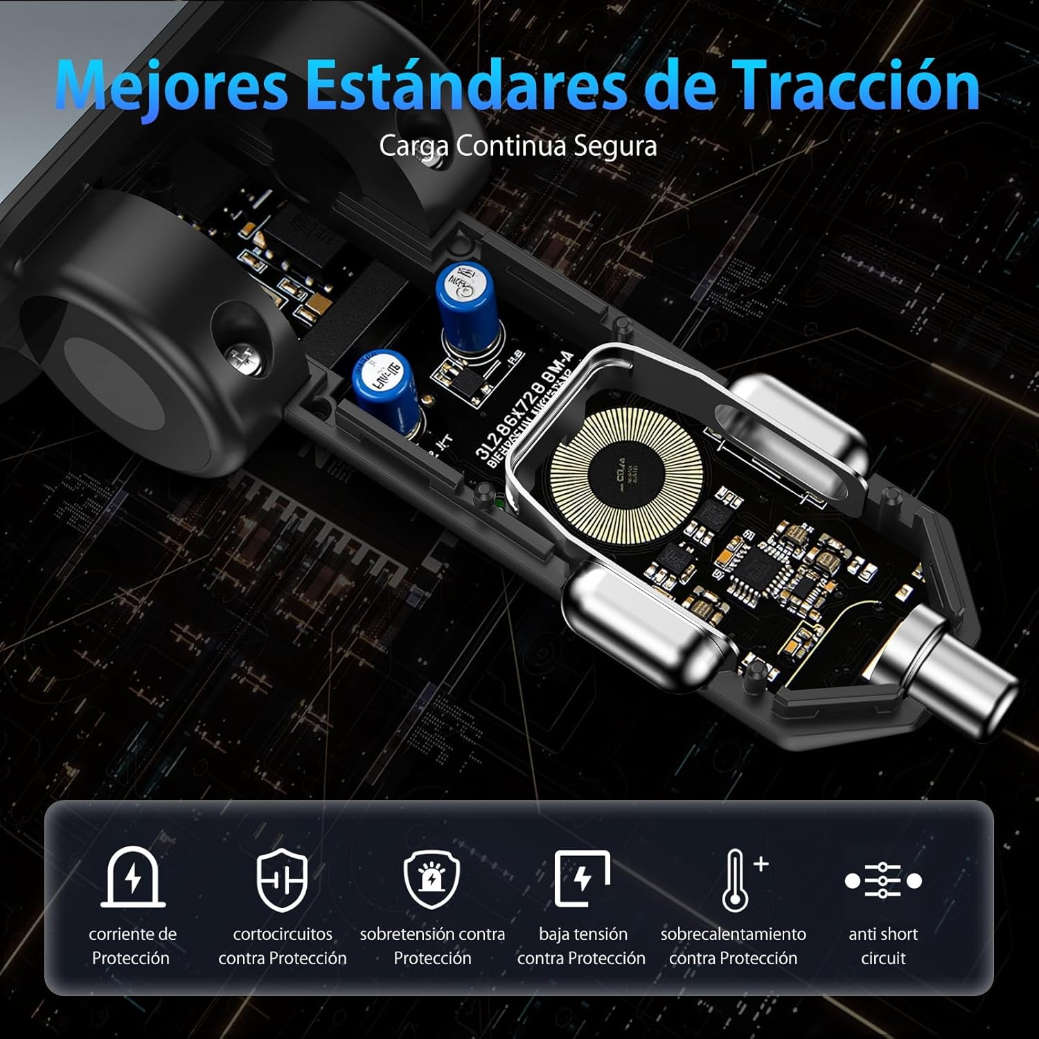 Thumbnail 6 de DUEDUE 3 En 1 Cargador de Coche Rápido 🔌 Plegable 180°