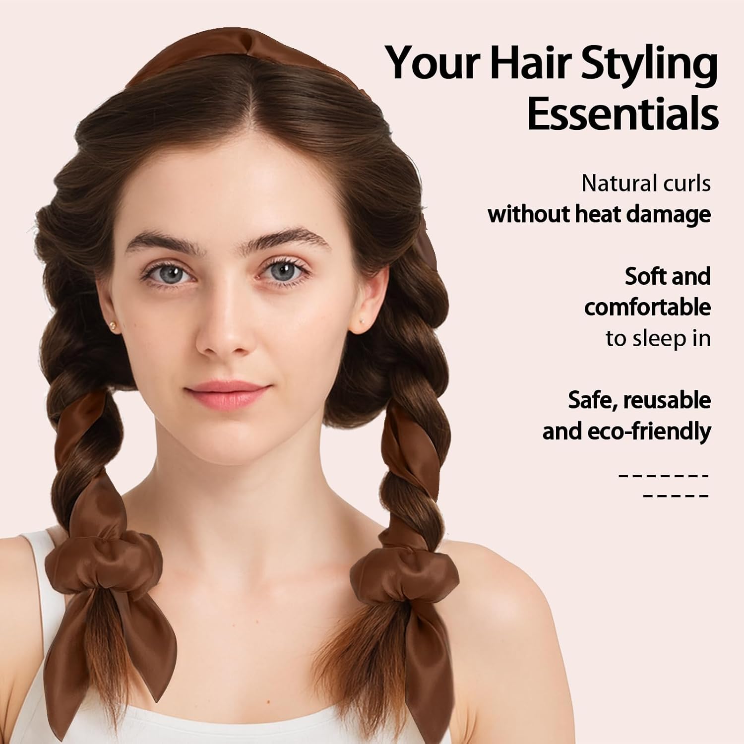 Detalle de VivaSmile Heatless Curlers Set for Overnight Curls ๐โ