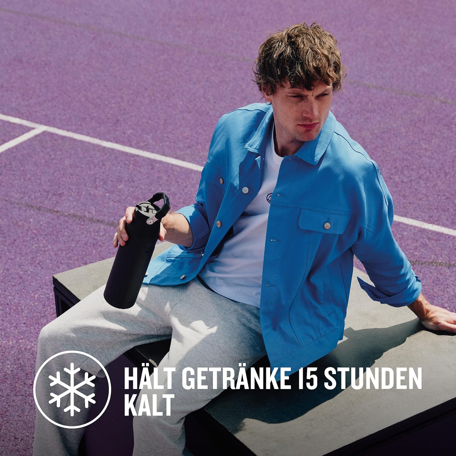 Thumbnail 3 de Stanley 1913 Flip Straw Trinkflasche mit Strohhalm 1,06 l (Rose Quartz) – 4 Tage eisgekühlt