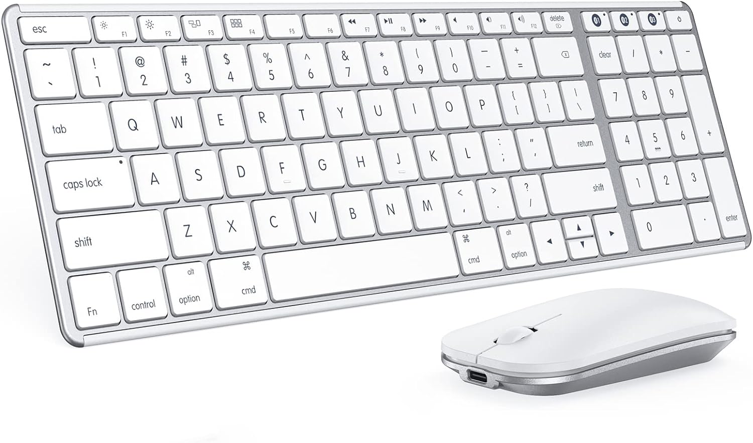 Detalle de seenda SKM64-2 Bluetooth keyboard and mouse 200h