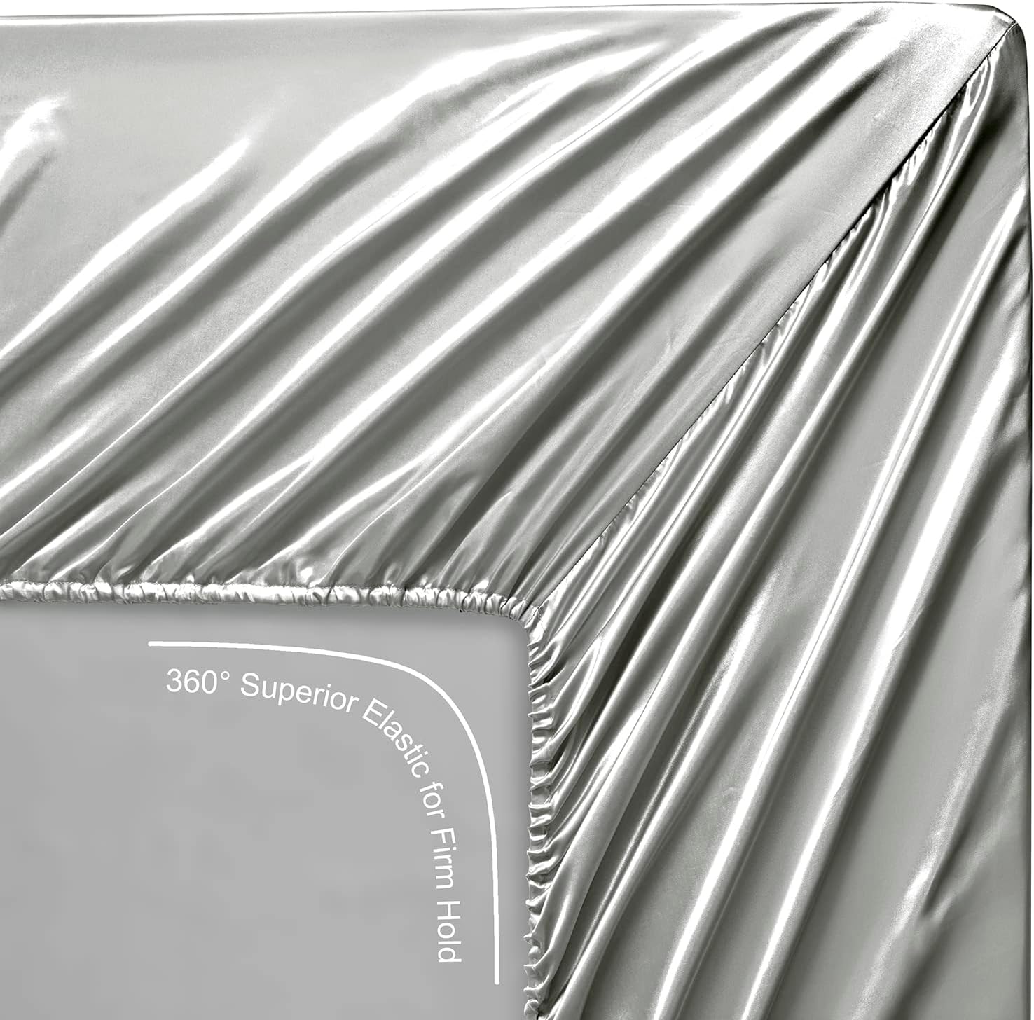 Thumbnail 6 de Lanest Housing Satin Sheets, 400 TC Full