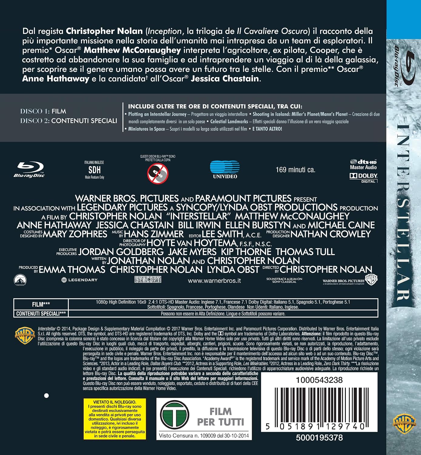 Detalle 2 de Interstellar film Blu‑ray