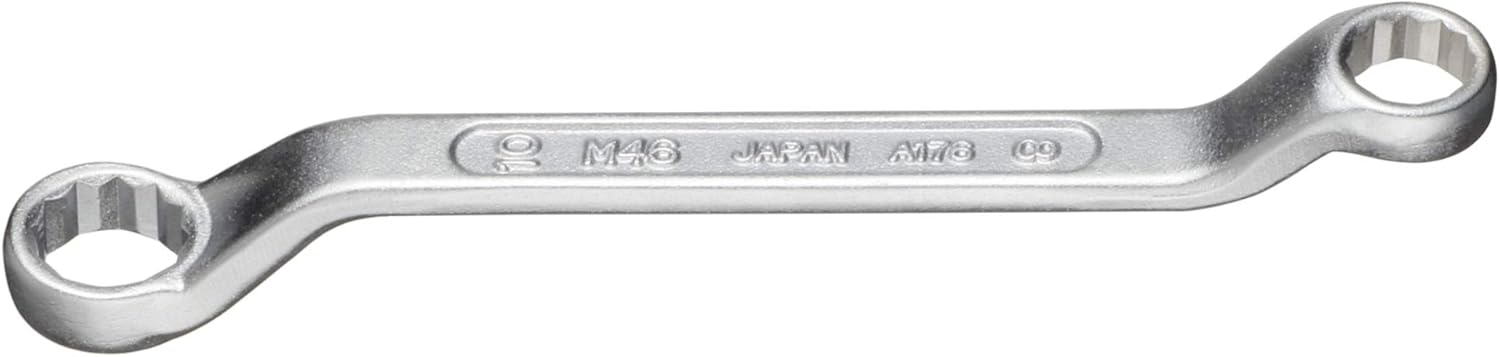Detalle de トネ(TONE) HPM46-0810 ショートめがねレンチ 45°・二面幅8×10mm・12角
