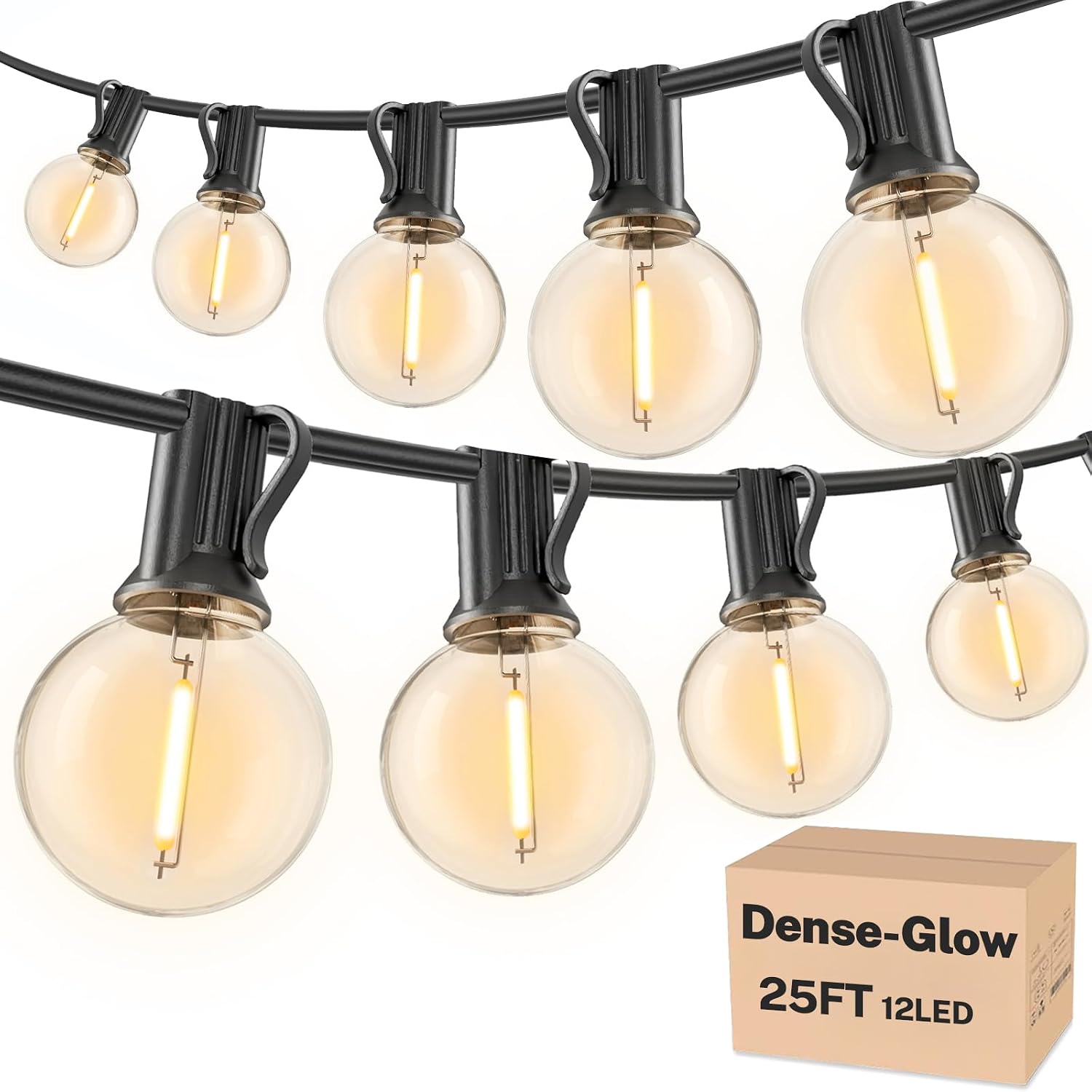 Detalle de RTTY Outdoor String Lights 25 ft