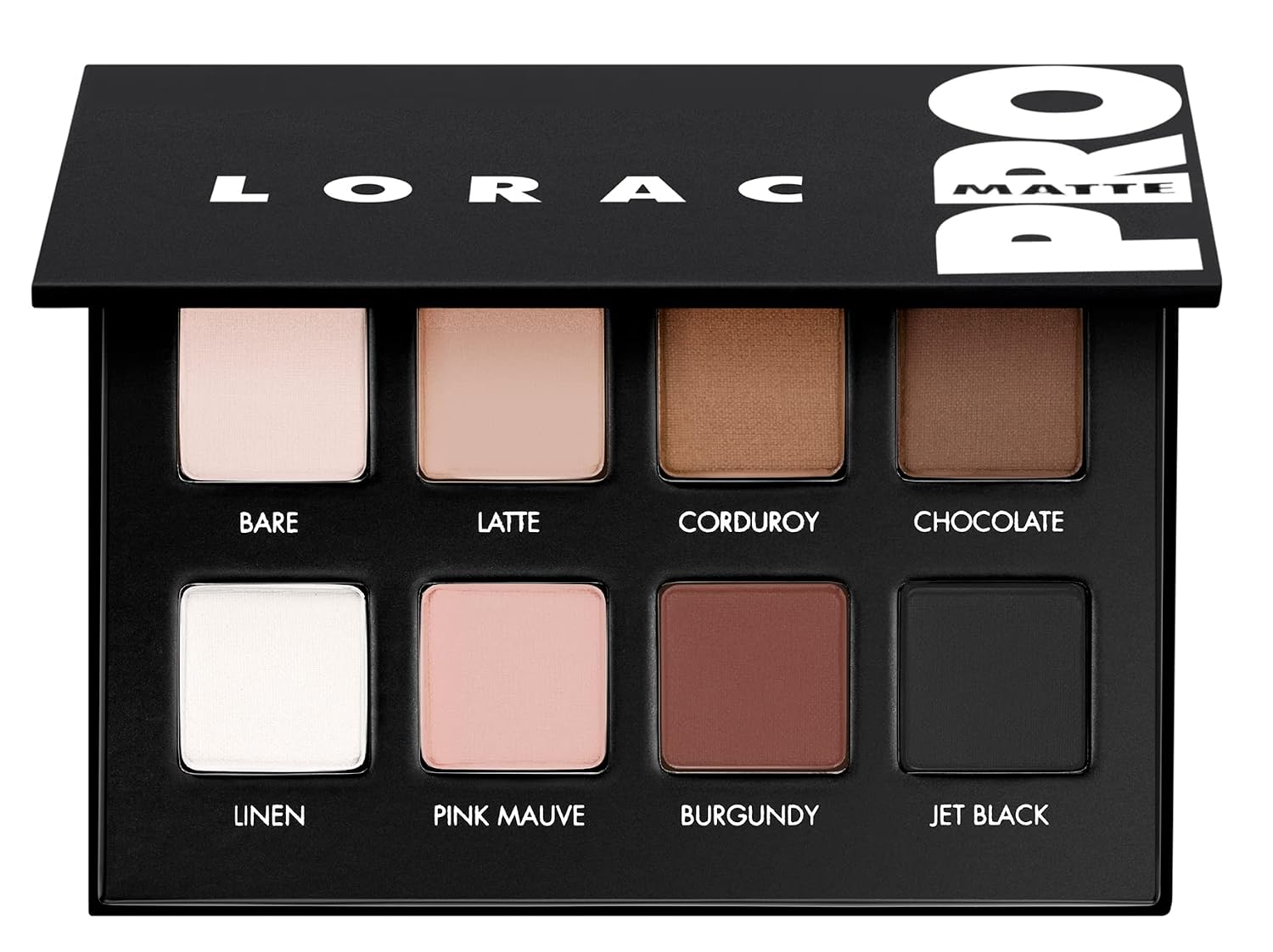 Detalle de LORAC PRO Matte & Shimmer Eyeshadow Palette ๐จ