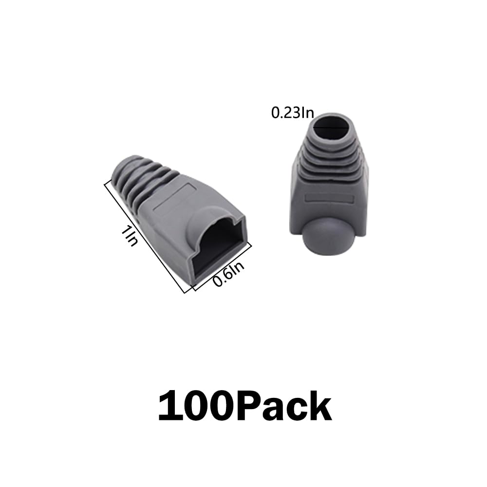 Detalle de RJ-45 Network Cable Strain Relief Boots PVC