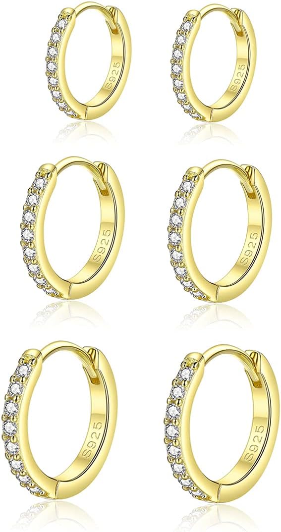 Detalle de Hasnsofie Creolen 3er-Set 10, 12, 14 mm Creolen