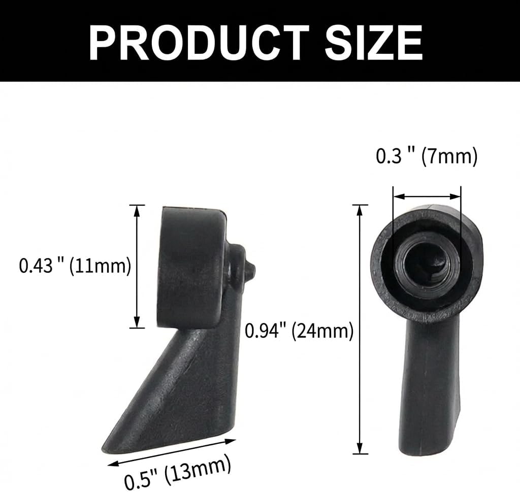 Thumbnail 1 de Rear windshield washer nozzles, double-hole spray