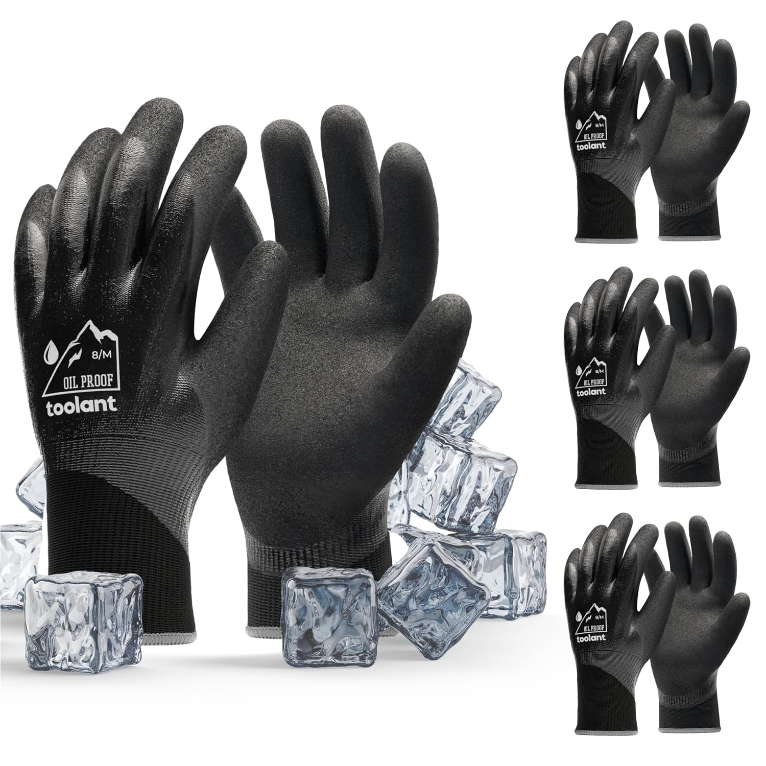 Detalle de toolant 3 Pairs Waterproof Gloves